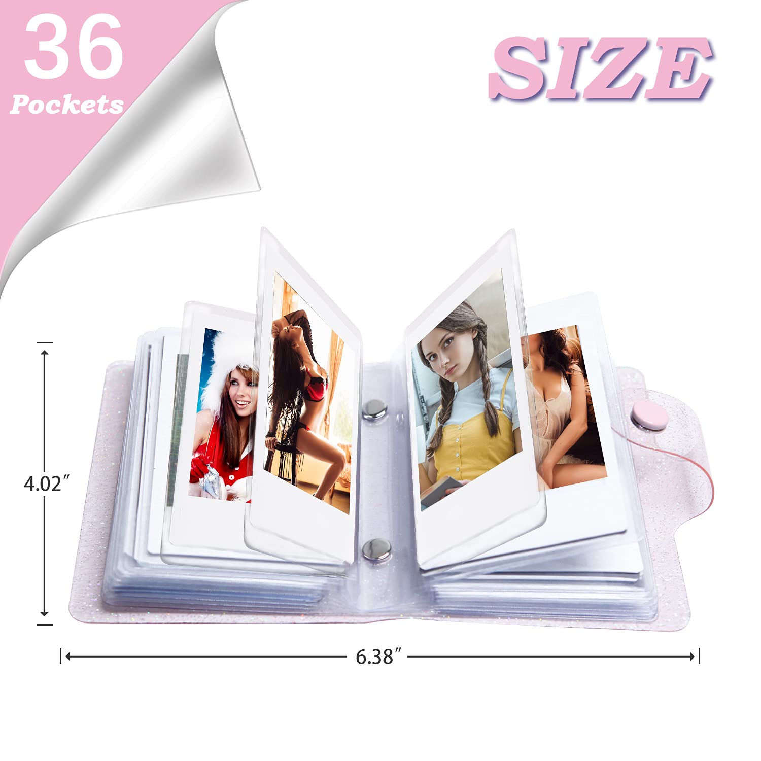 Amazon.com : 2Packs 36 Pockets 2x3 Photo Album for Fujifilm Instax